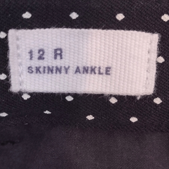 Gap women's black and white skinny ankle pants size ( 12 R) - Picture 6 of 13